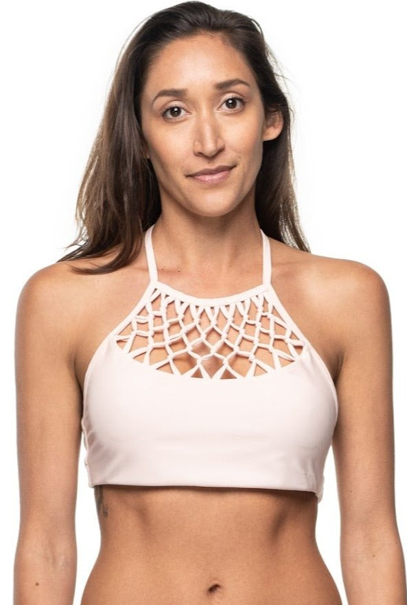 Knotted Halter Jessica Bra in Rayon Lycra