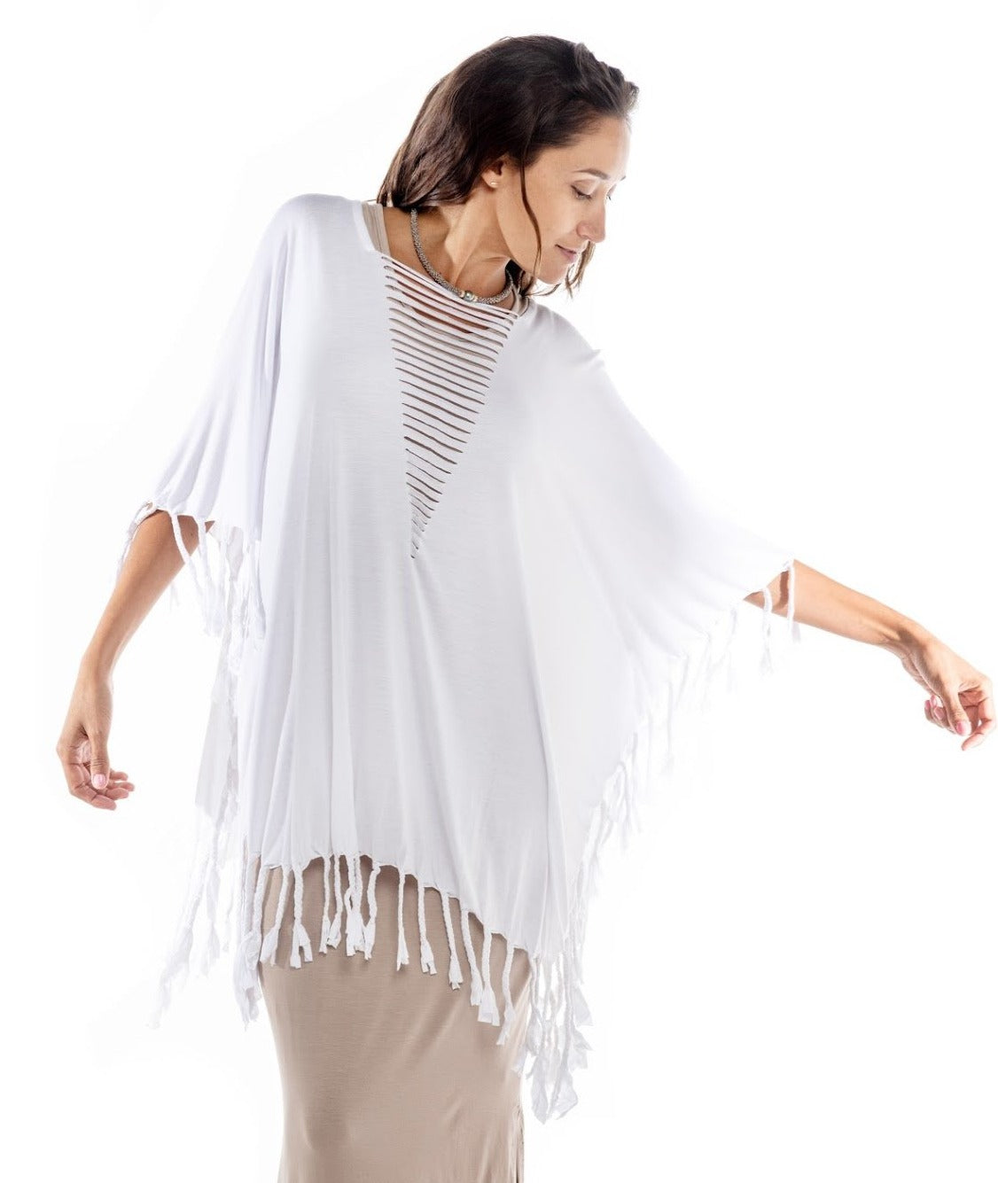 Knotted Fringe Style Reba Top
