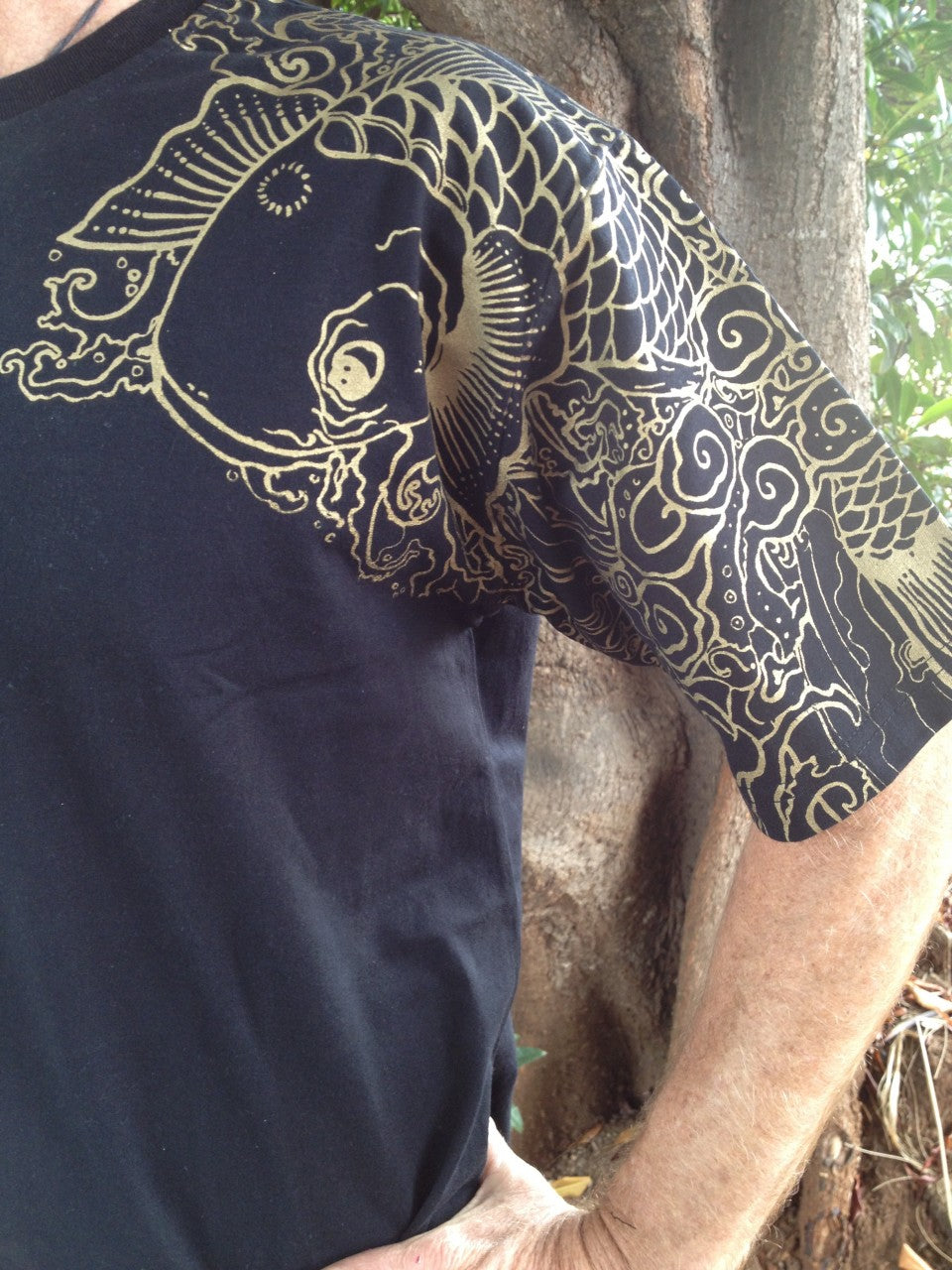 Men's T-shirt Koi Short Sleeve