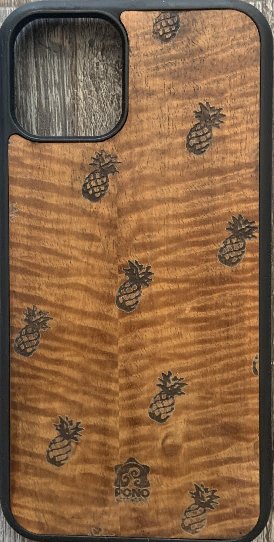 **SALE**CLEARANCE Hawaiian Koa Pineapples - iPhone and Galaxy Cases