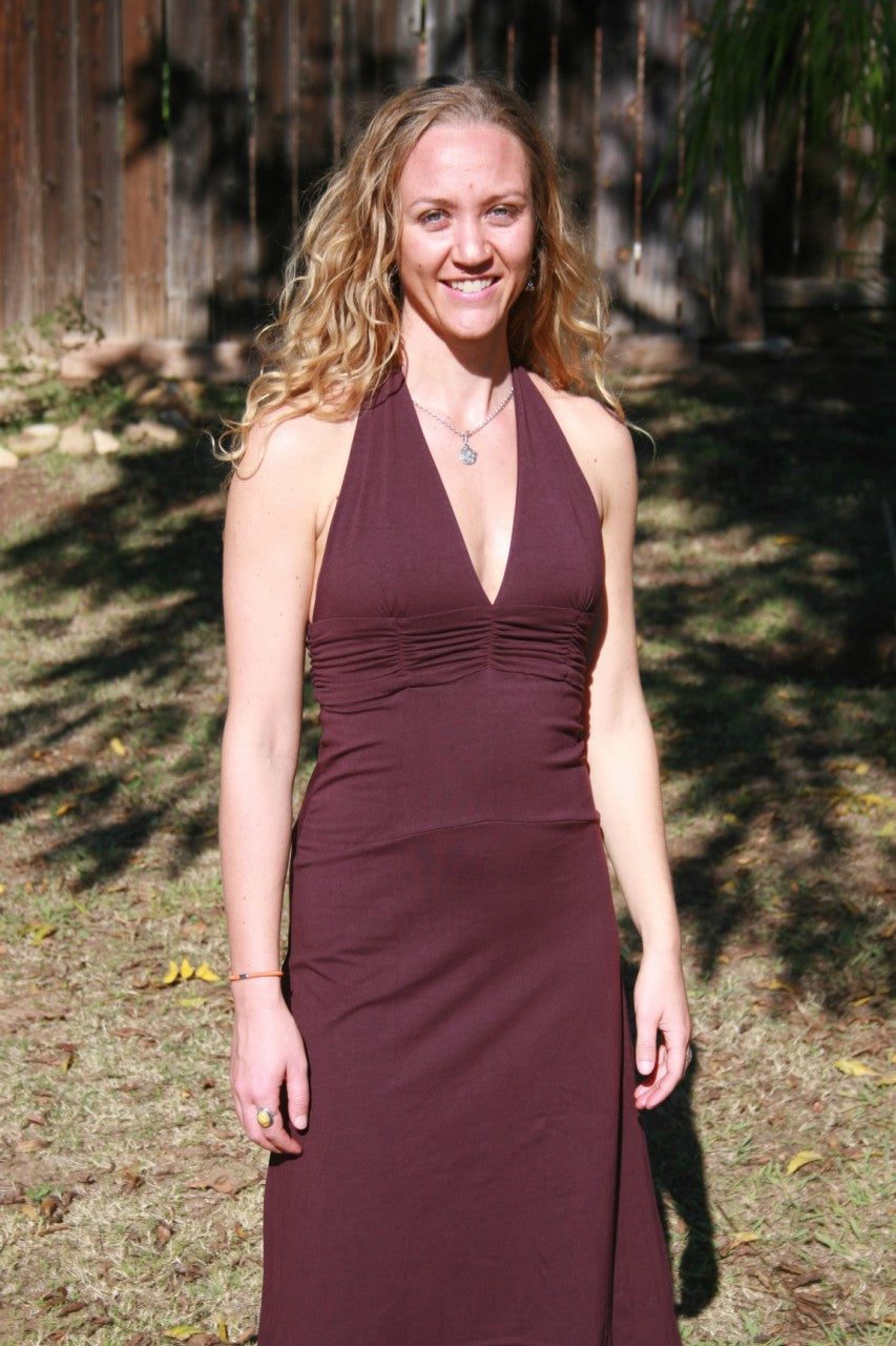 Halter Cotton Stretch Jana Dress