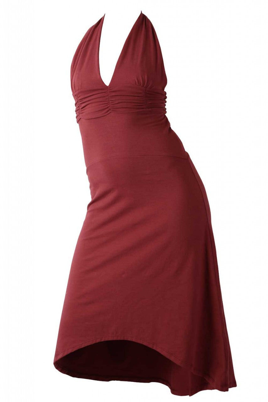 Halter Cotton Stretch Jana Dress