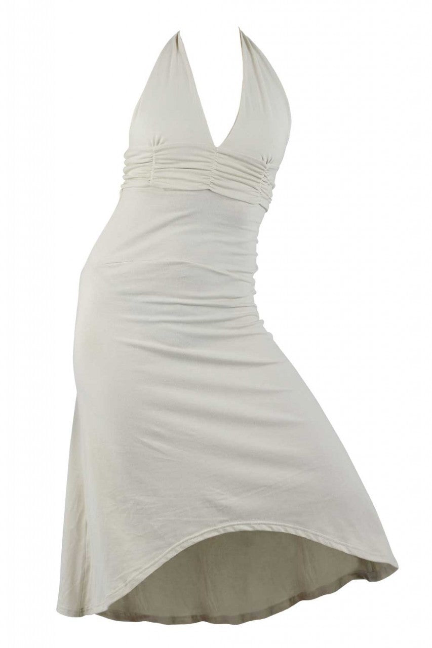 Halter Cotton Stretch Jana Dress