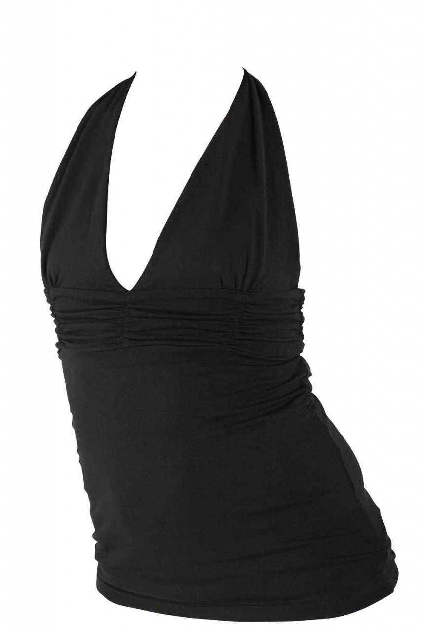 Halter Cotton Stretch We Top