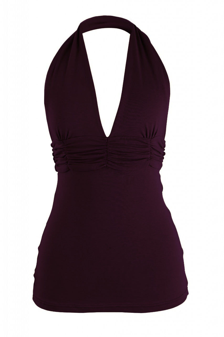 Halter Cotton Stretch We Top